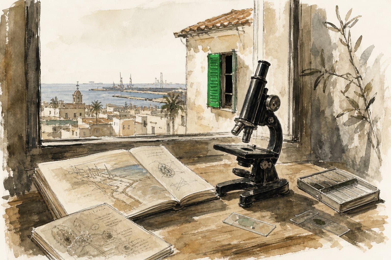 The 1924 Microscope That Explains Puerto de Sagunto